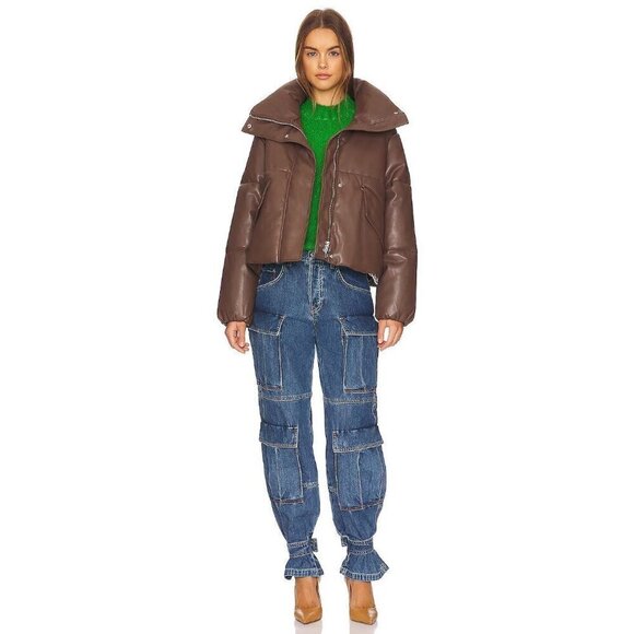 Pistola Donovan Swing Puffer Jacket Espresso Womens Size Large - Picture 5 of 13